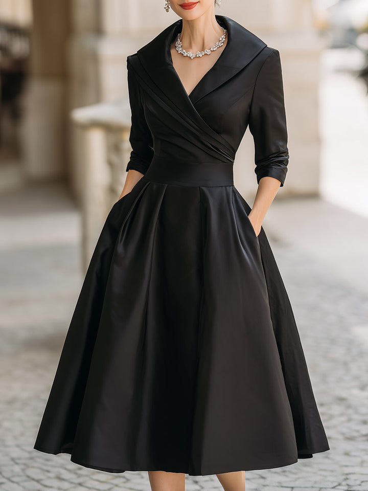 Gracie | Midi Satin Dress