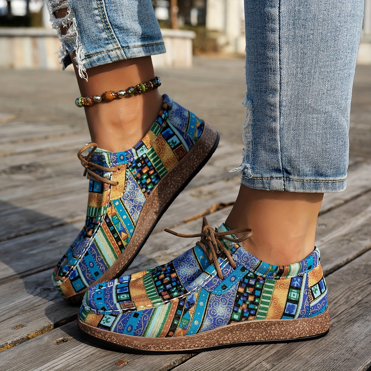 Alaia | Colorful Retro Women's Shoes