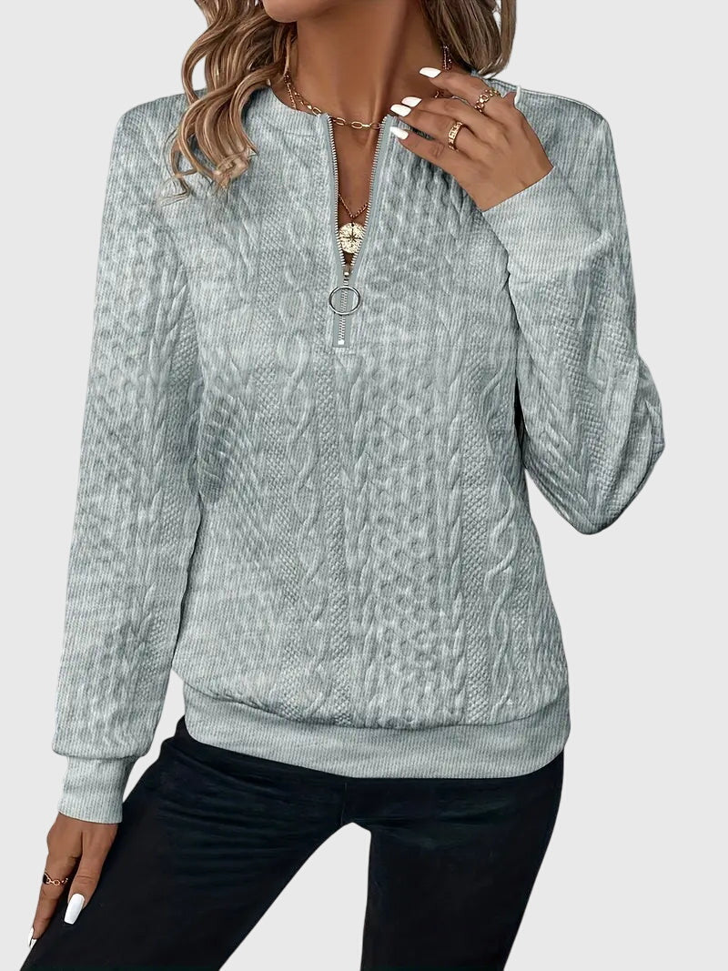 Harmony | Sweater with Zipper