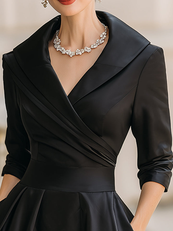 Gracie | Midi Satin Dress