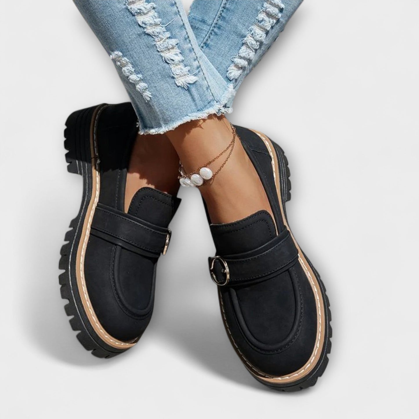 Lora – Casual Loafers with Round Toe