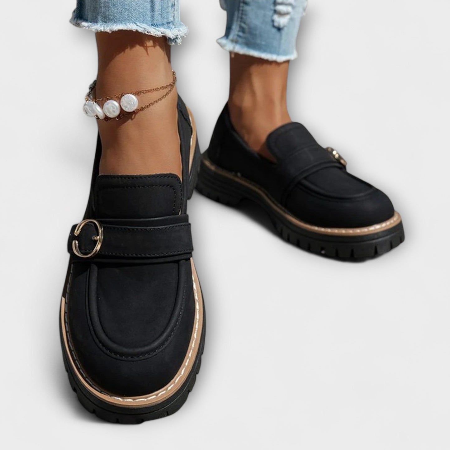 Lora – Casual Loafers with Round Toe