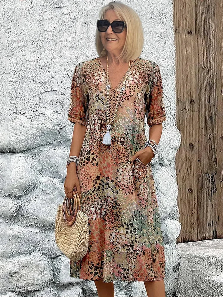 Ashley | Vibrating Midi Dress