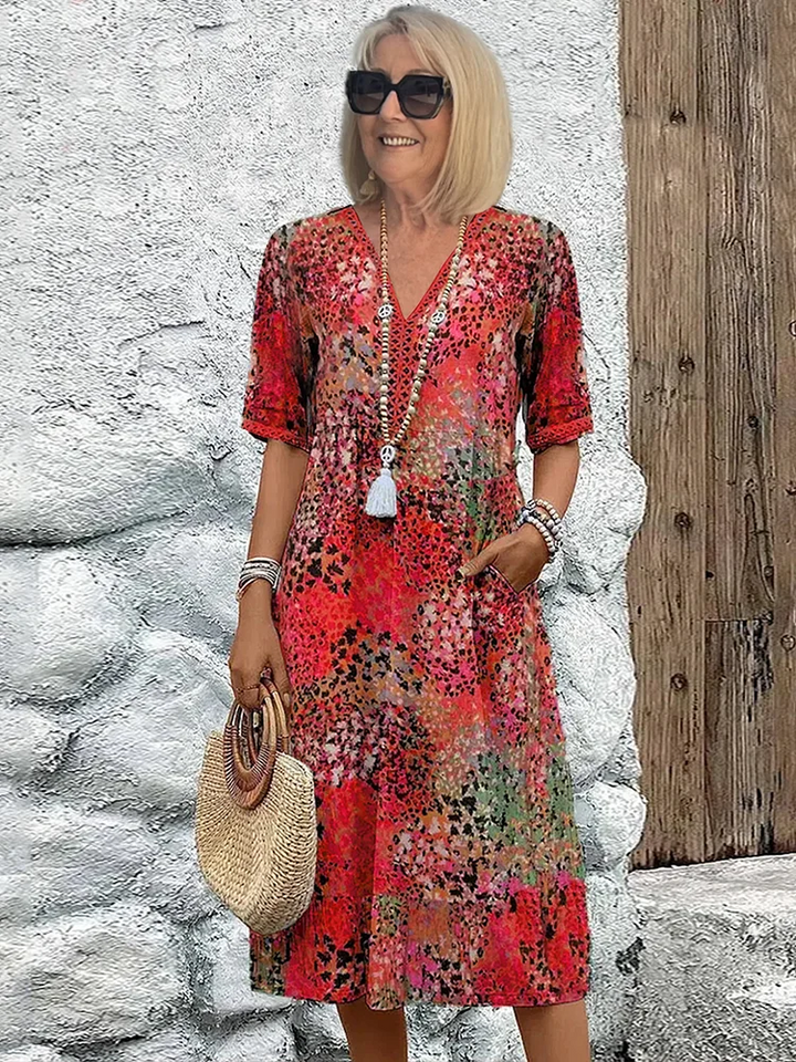 Ashley | Vibrating Midi Dress