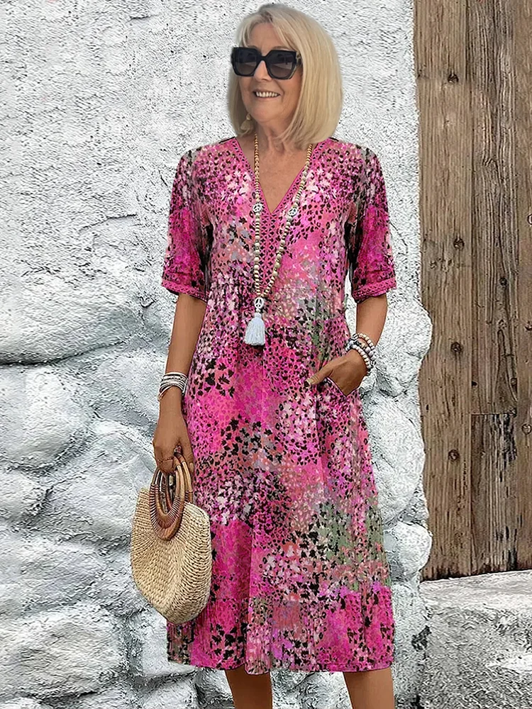 Ashley | Vibrating Midi Dress