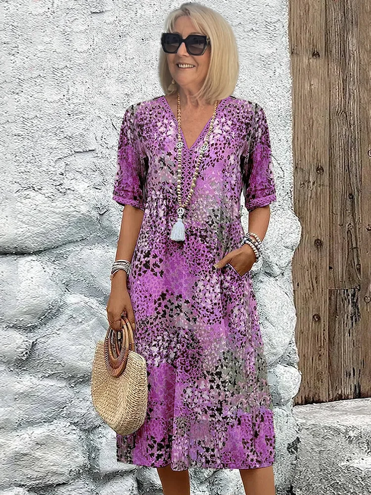 Ashley | Vibrating Midi Dress