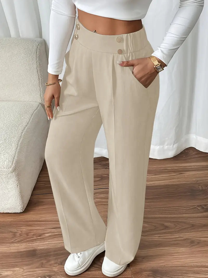 Presley | Comfortable Wide Leg Pant With Pockets