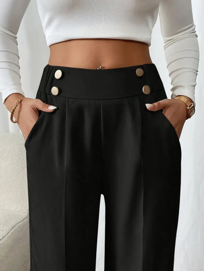 Presley | Comfortable Wide Leg Pant With Pockets
