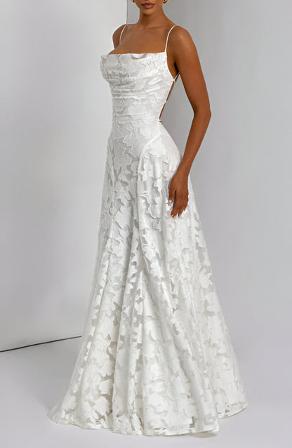Phoebe | Long Dress with Lace Corset