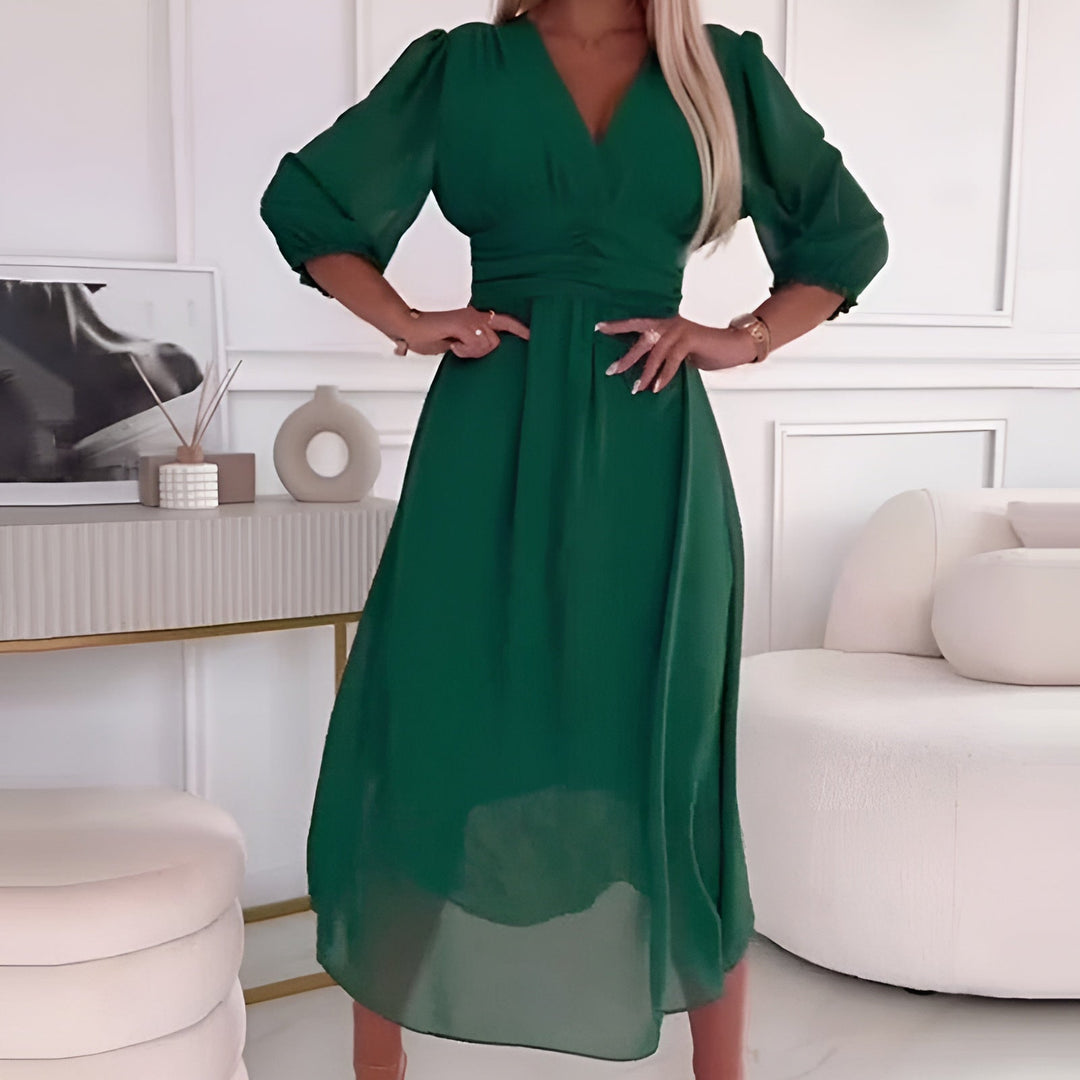 Riley | Light Silk Chiffon Dress