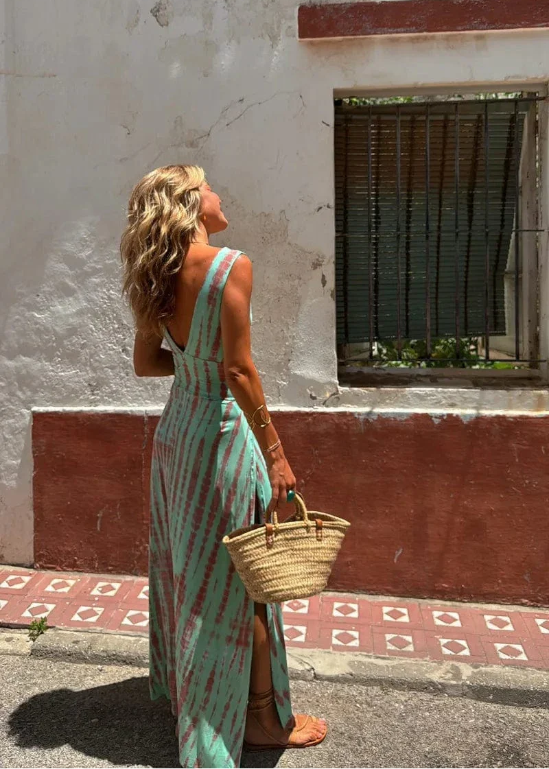 Delaney | Tie-dye Printed Dress