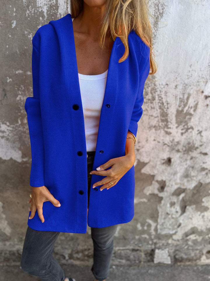 Savannah | Casual Hoodie Jacket with Buttons