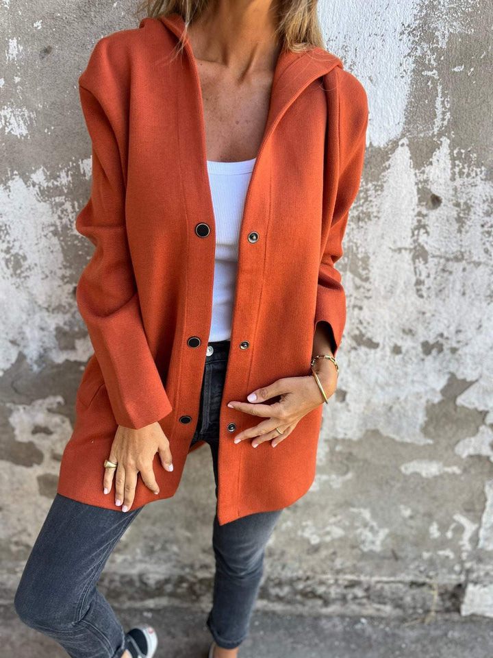 Savannah | Casual Hoodie Jacket with Buttons
