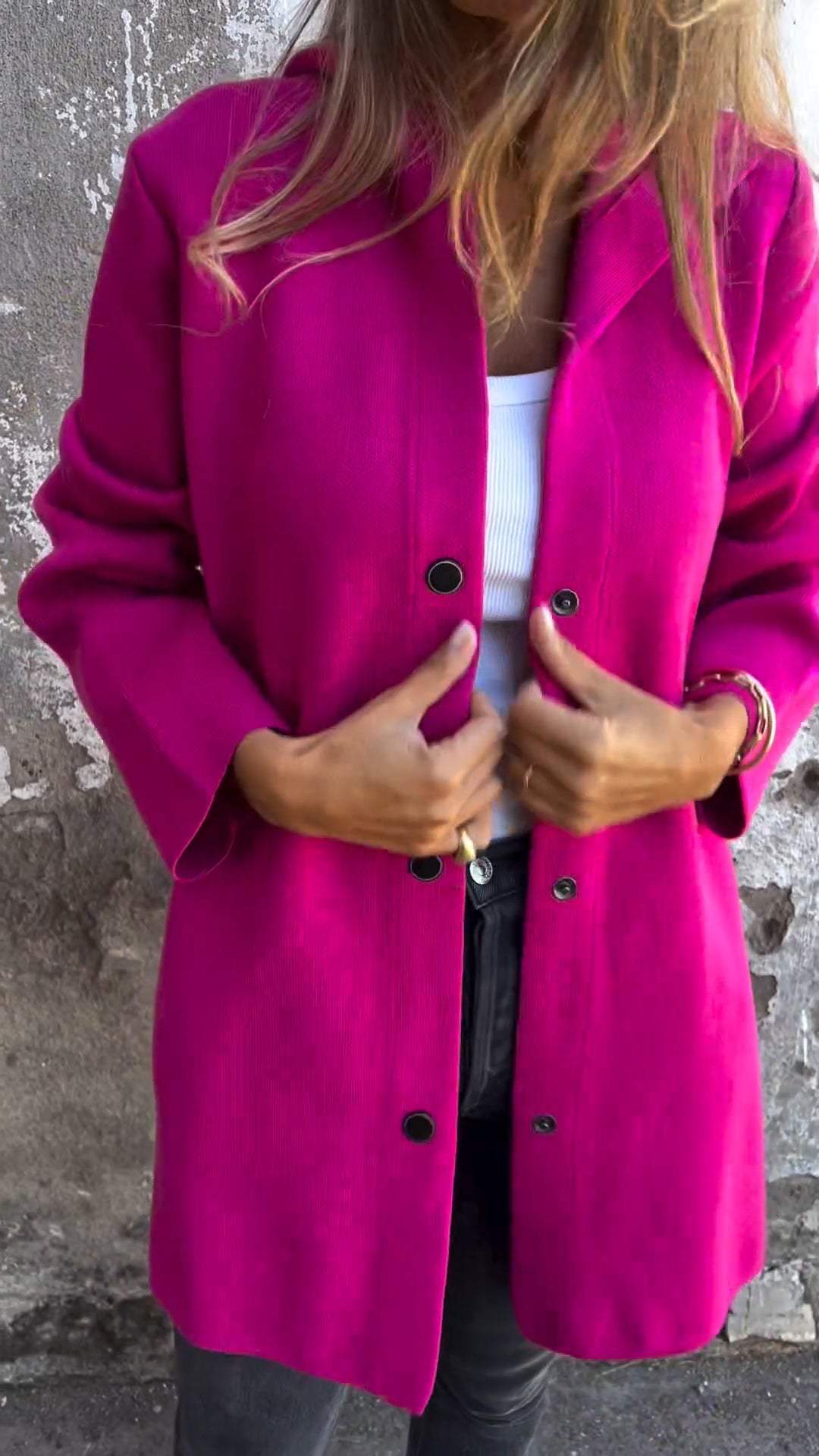 Savannah | Casual Hoodie Jacket with Buttons
