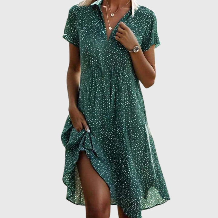 Merritt | Short Sleeve Midi Dress
