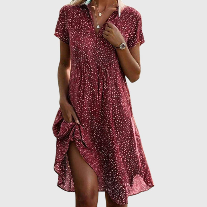 Merritt | Short Sleeve Midi Dress