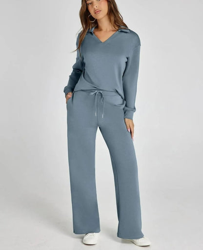Margaret | Casual Long Sleeve Two-piece Set