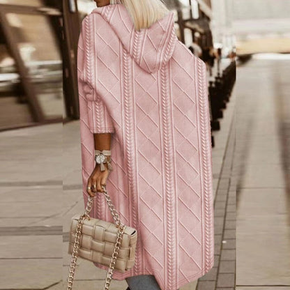 Sarah | Extended Length Hooded Cardigan